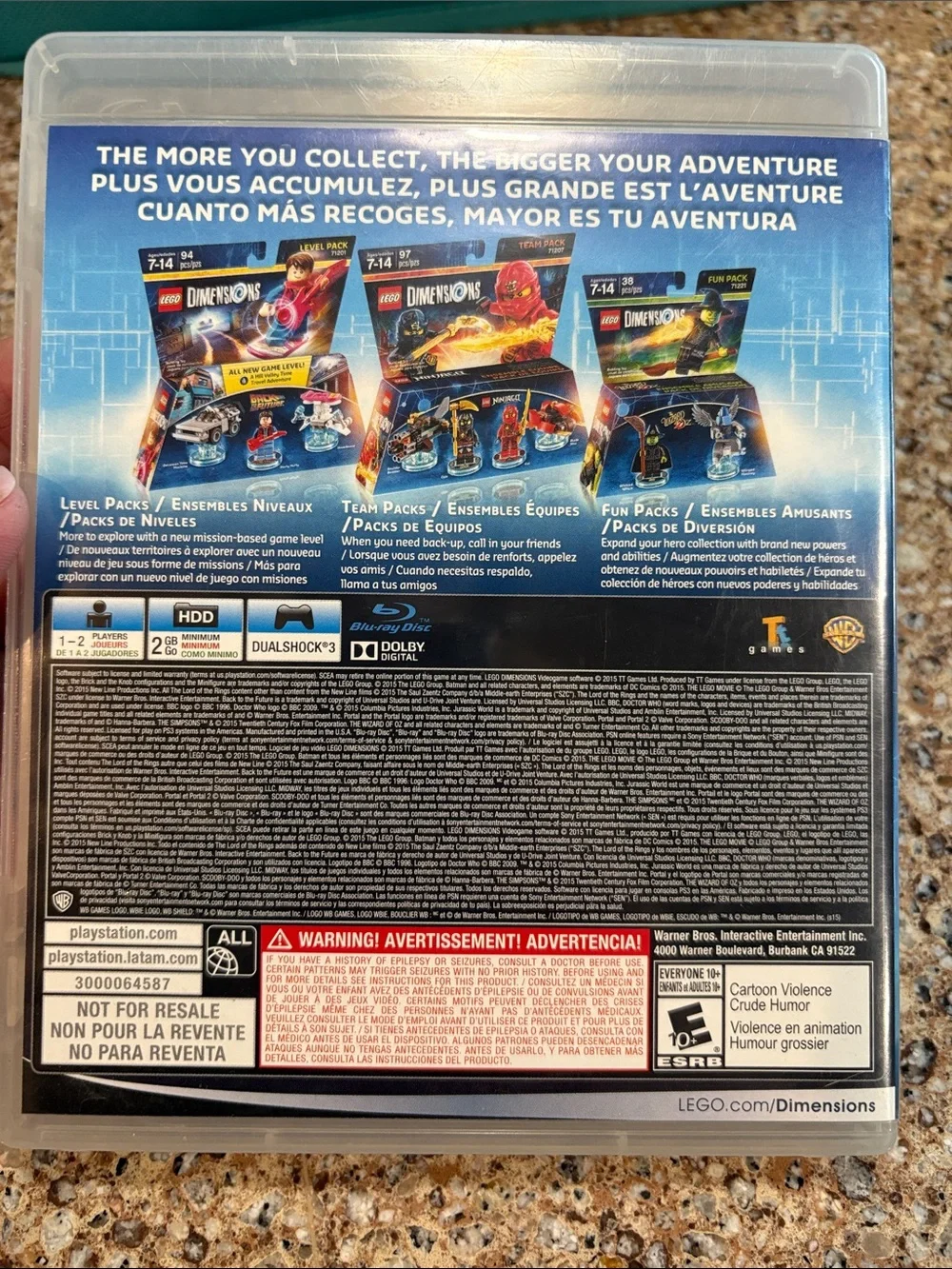 LEGO Dimensions PS3 Video Game